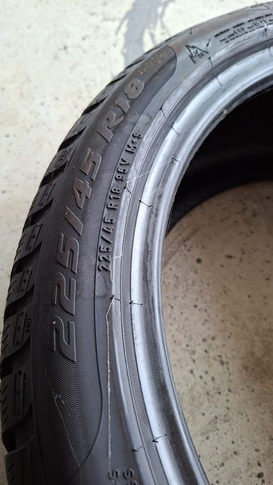 1buc 225 45 R18 Pirelli iarna M+S cauciuc anvelopa ms 18