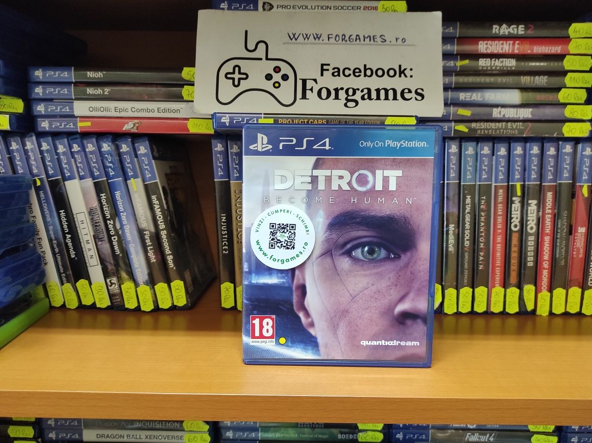 Vindem jocuri PS4 Detroit Become Human PS4 Forgames.ro