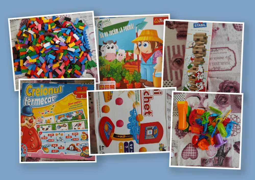 Jucarii diverse (lego, jocuri, puzzle)