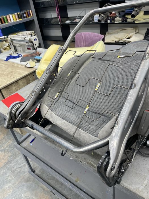 Реставрация сиденья автомобиля и химчистка