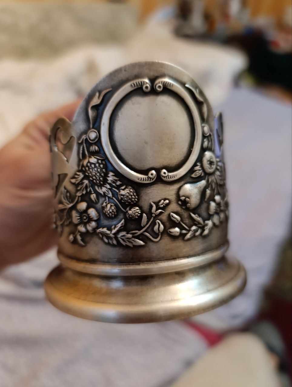 Подстаканник СССР ( посеребренный )