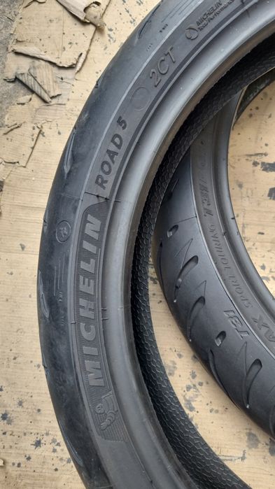 Anvelopa Moto Michelin Road5 120/70 ZR17  Impecabilă DOT1223.