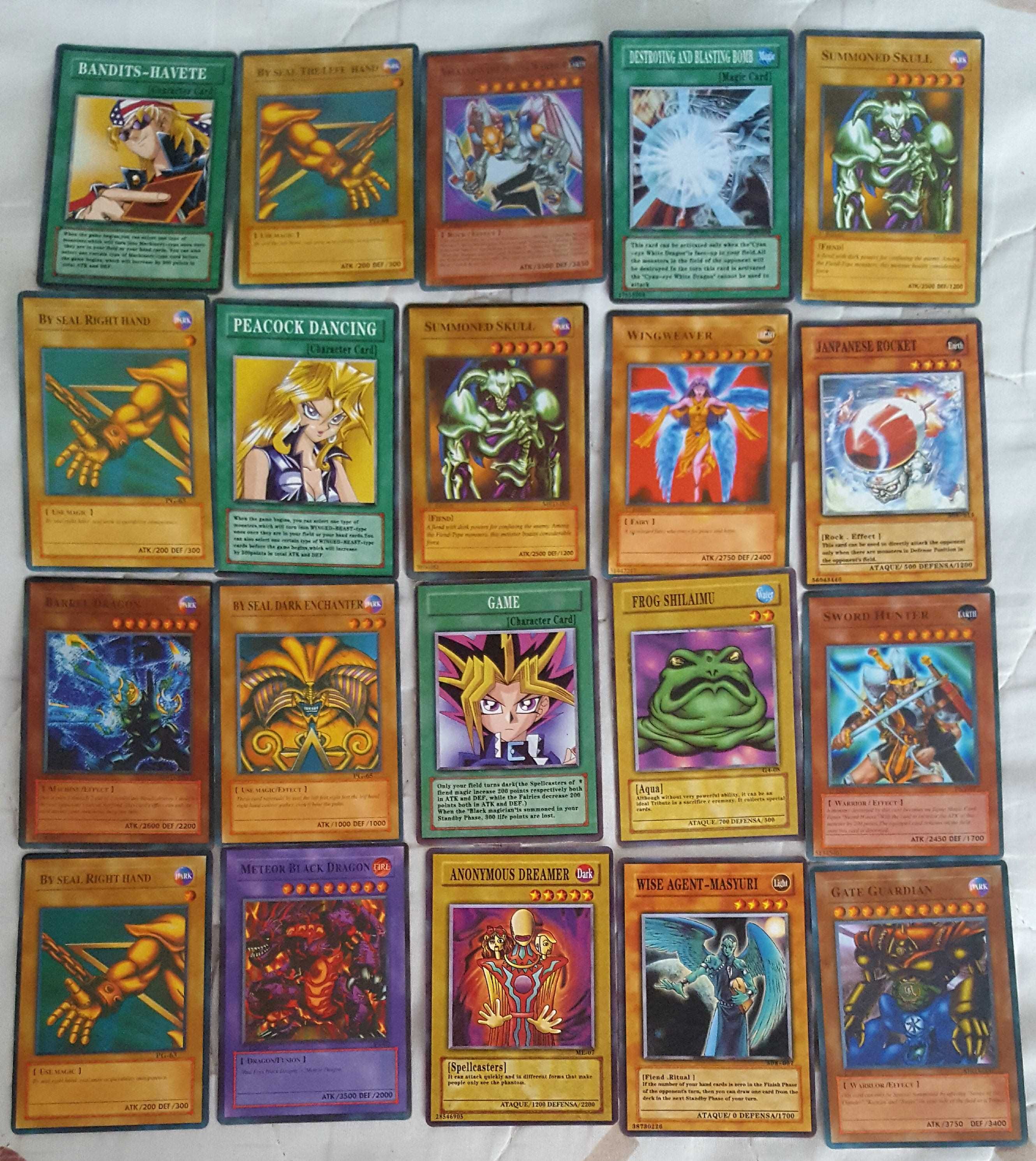 Карти за игра Konami, Yu-Gi-Oh-60 броя.Като нови-цена 20 лв.за всички!