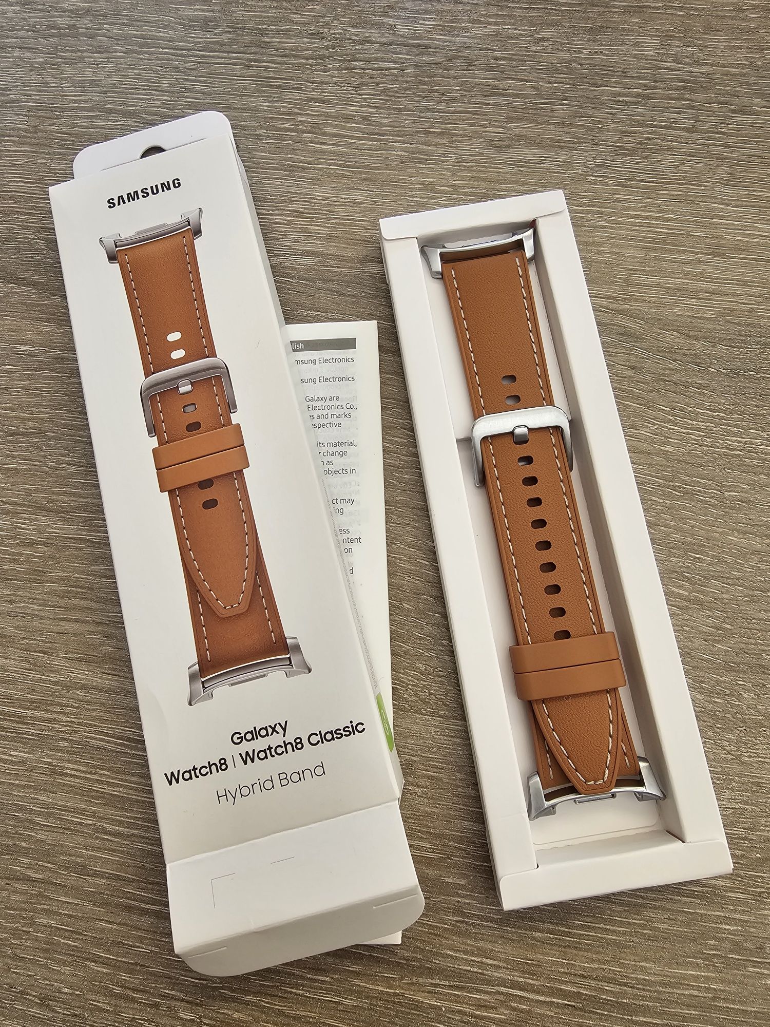 КАИШКА SAMSUNG Galaxy Watch 8 Hybrid Band Camel ET-SLL50LAEGEU