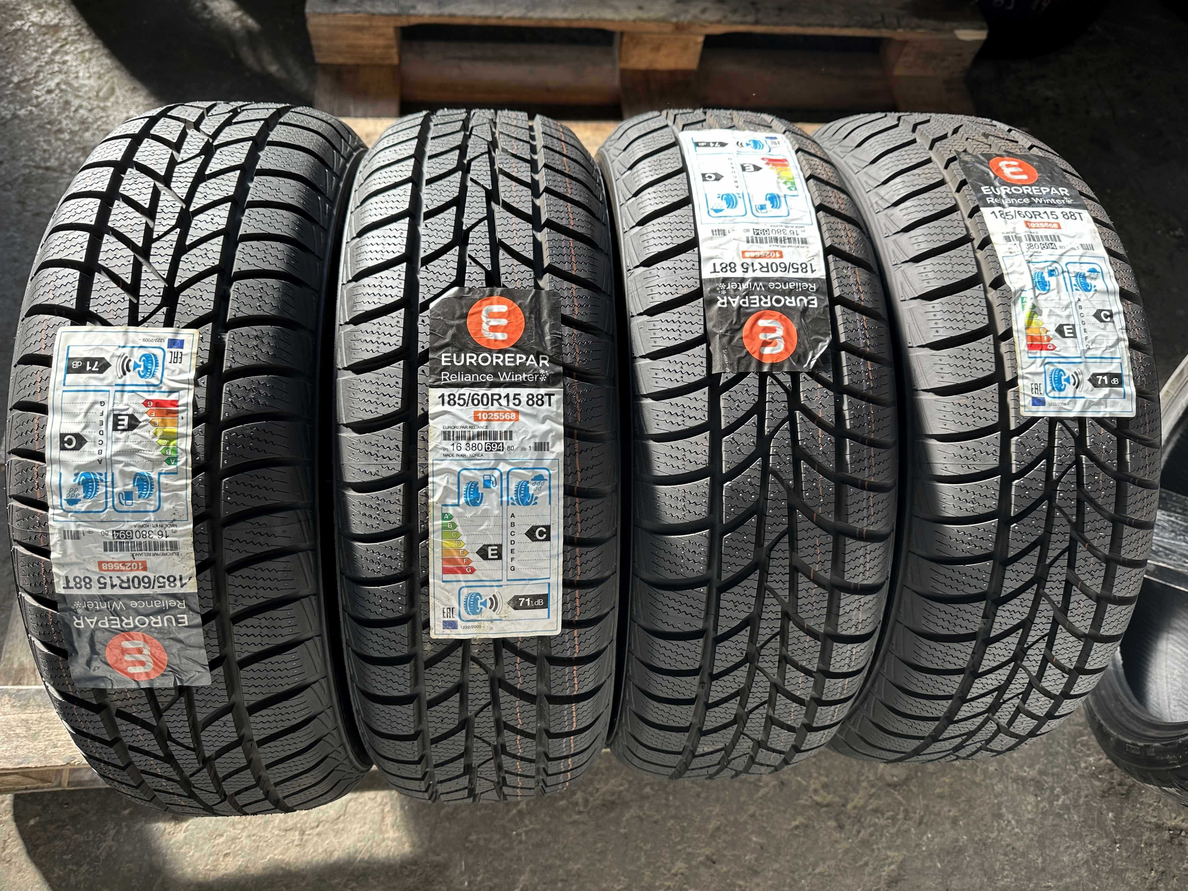 SET 4 Anvelope Iarna NOI 185/60 R15 88T EUROREPAR Reliance Winter