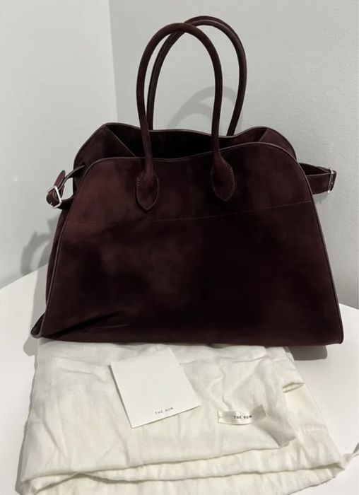 The row margaux bag 15 burgundy чанта