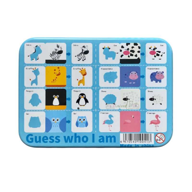 Set 2 Puzzle copii, joc de asociere si invatare, 16 modele, 48 piese