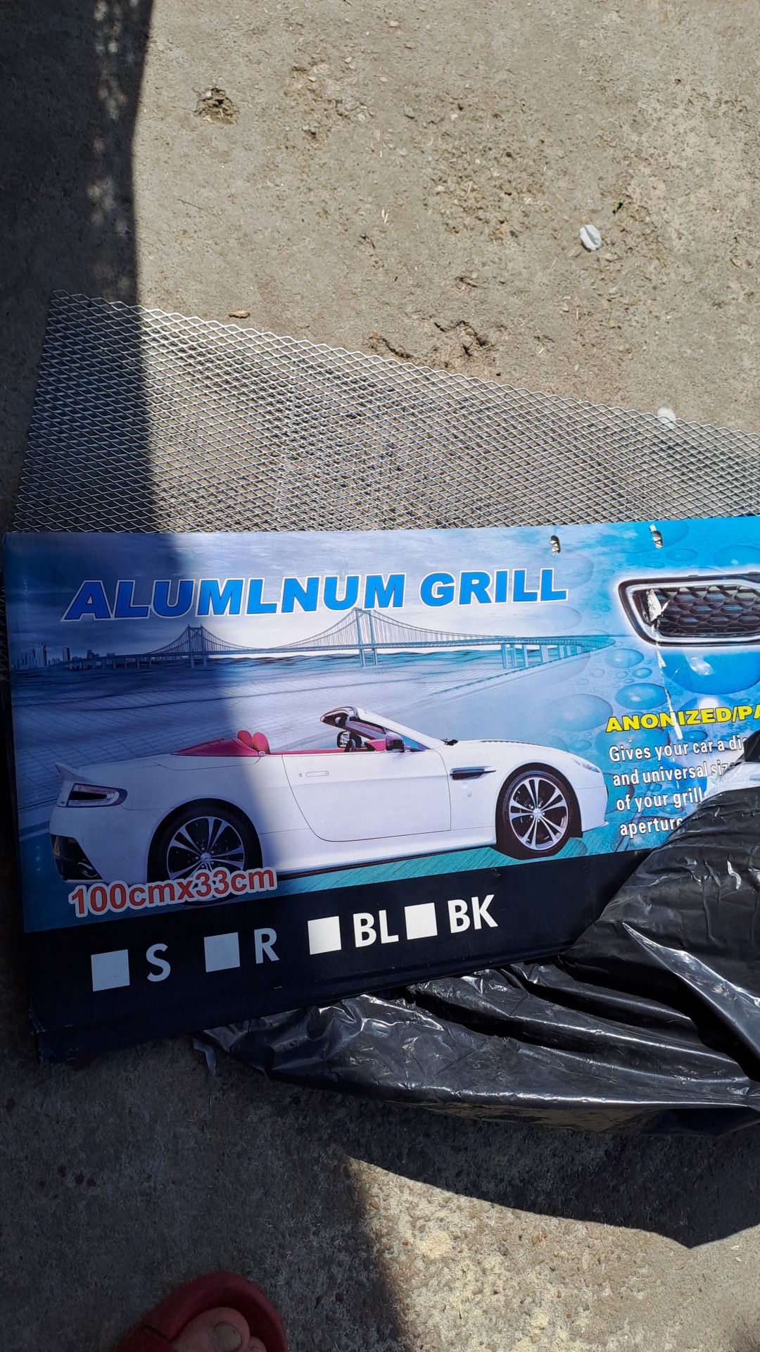 Plasa grilă aluminiu auto
