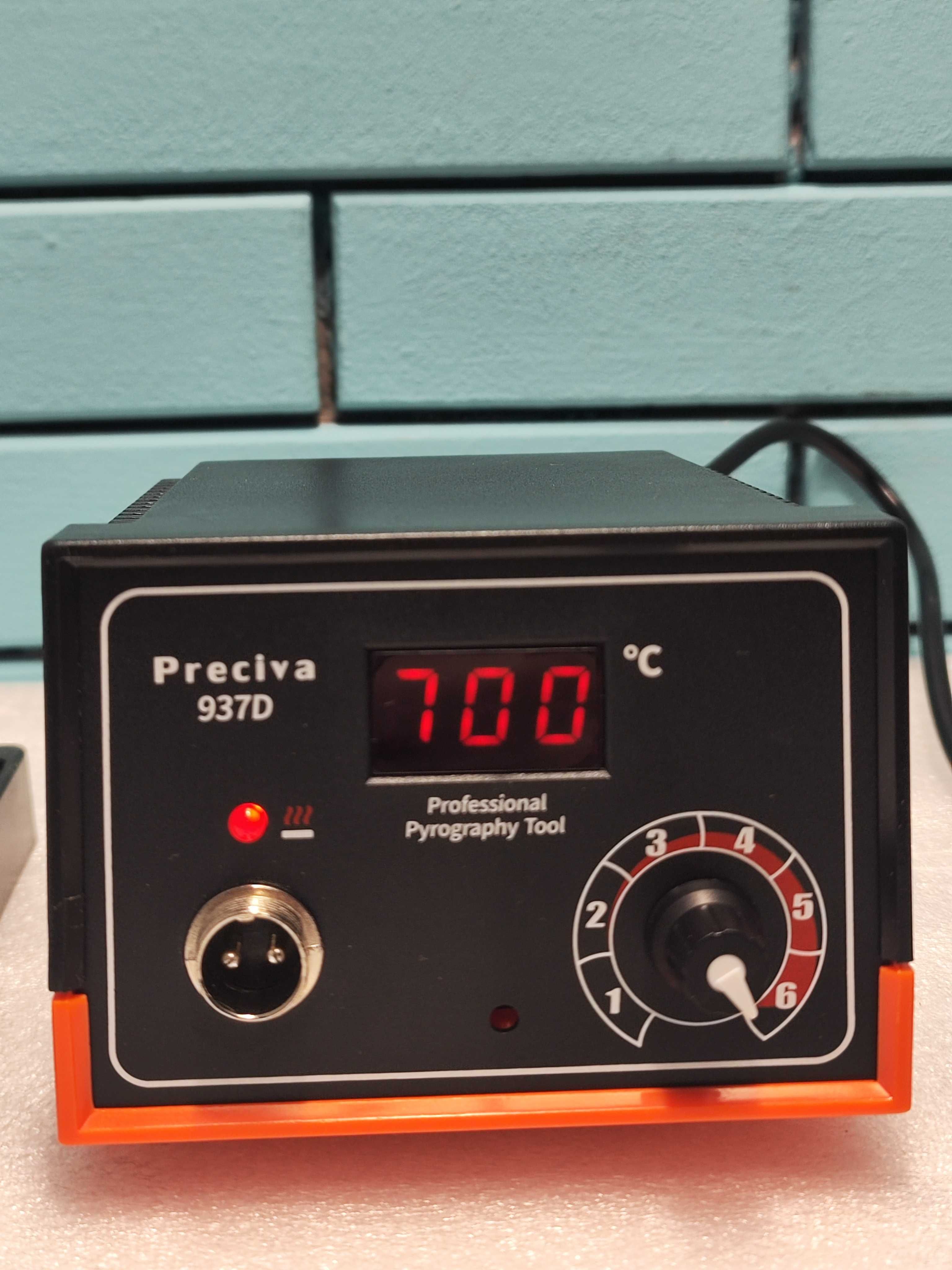 Preciva Пирографска Станция 937D с 5 Накрайника и Дисплей