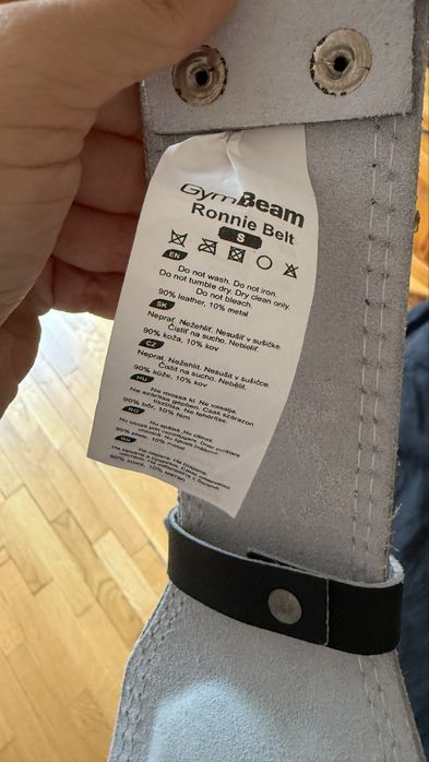 Фитнес колан GymBeam Ronnie Belt – размер S