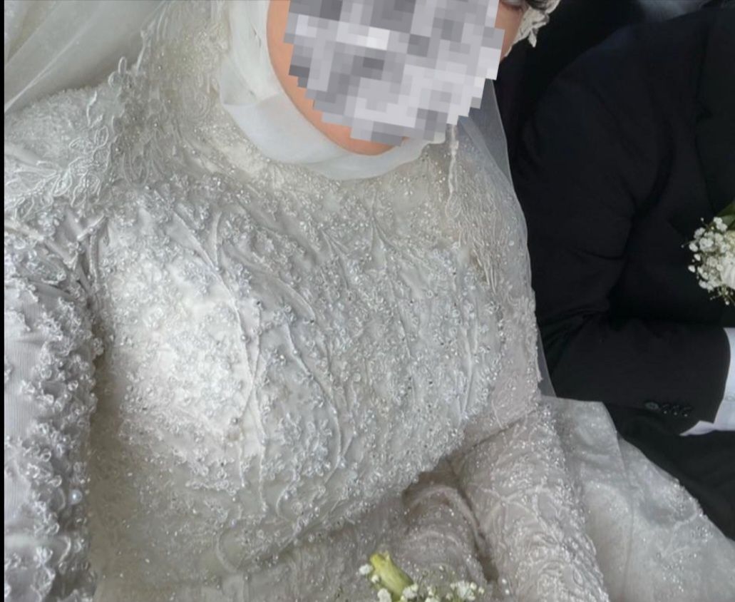 !!НОВО!! Булченска рокля,носена е само за 4часа.