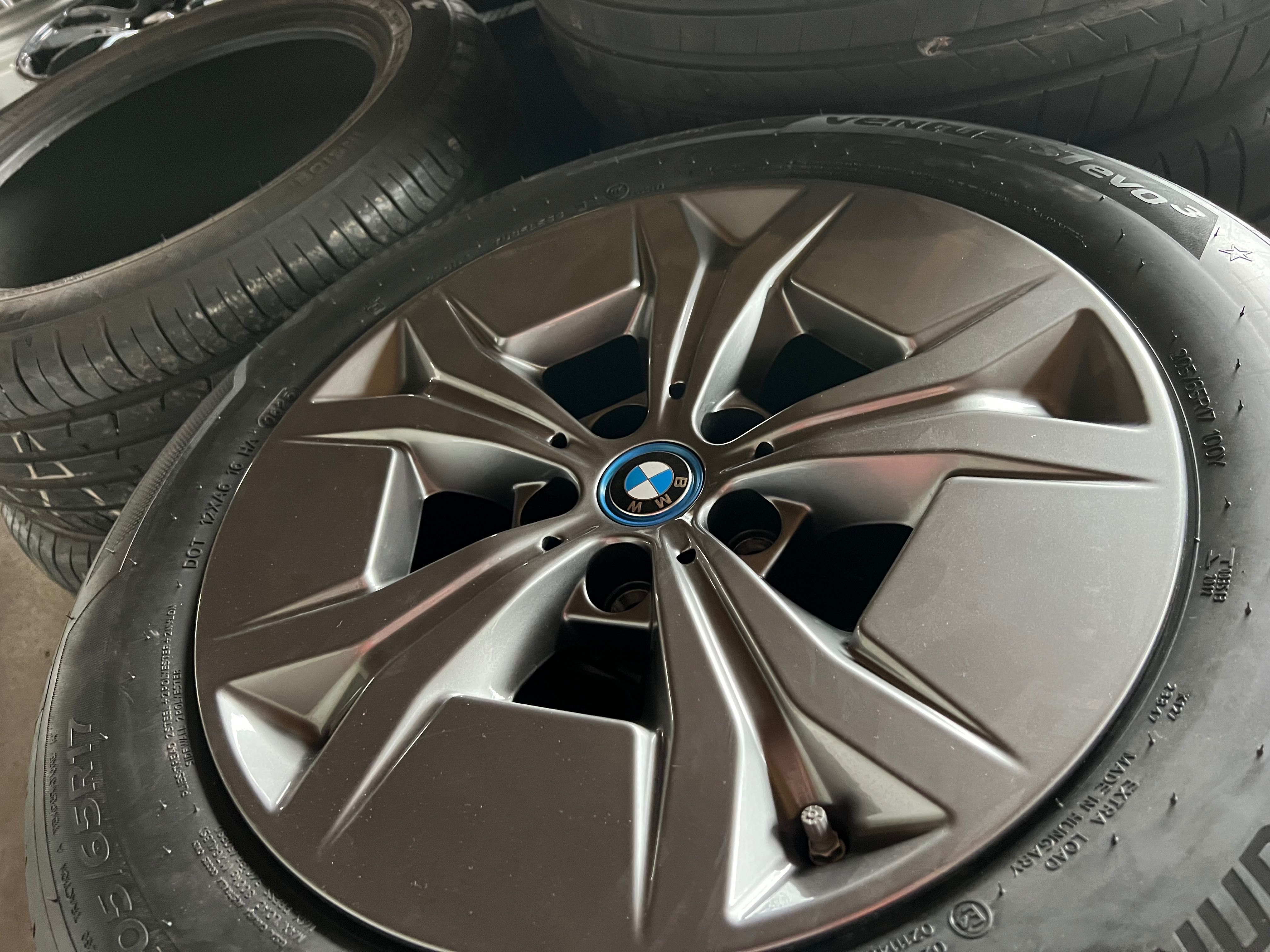 BMW 17”5x112 лети джанти с летни гуми Ханкок Дот25”  Като нови