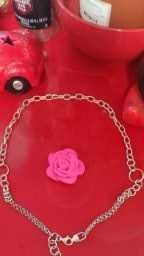 Сребърен синджир с висулка сърце