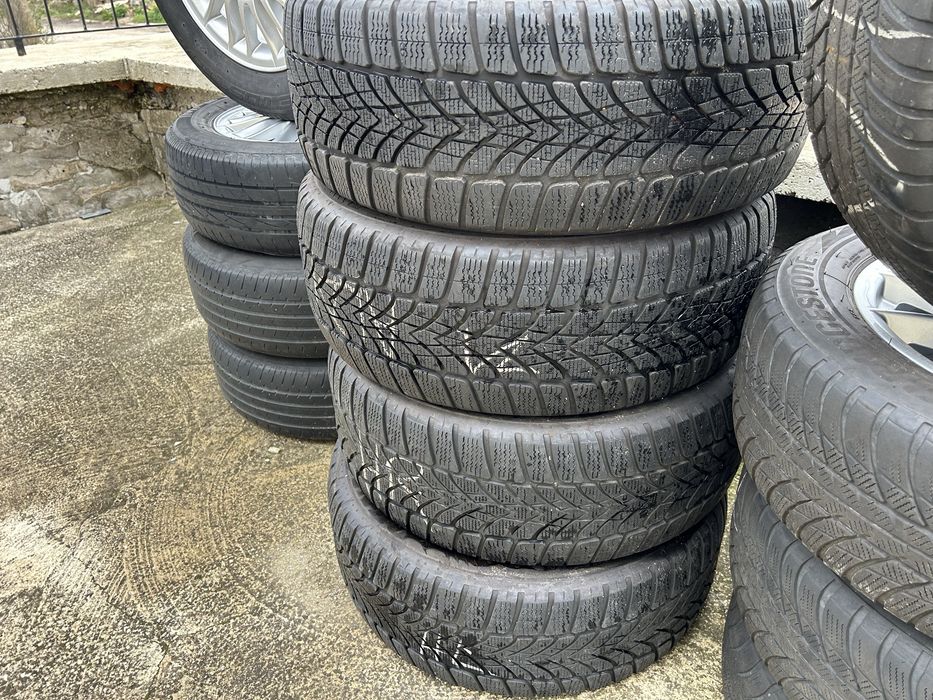 4 зимни гуми dunlop 225 55 17
