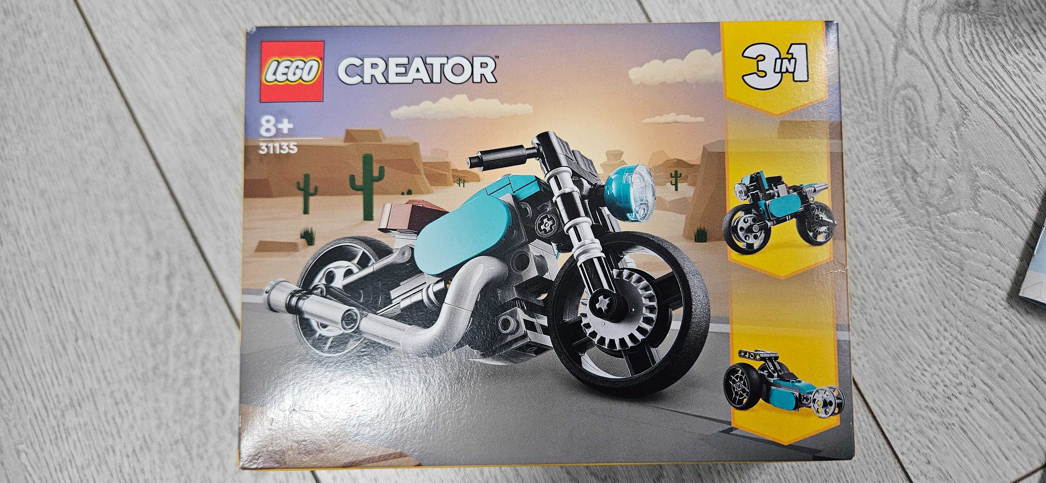 LEGO 31135 Creator 3:1  Motocicleta vintage 31135,  128 piese, complet