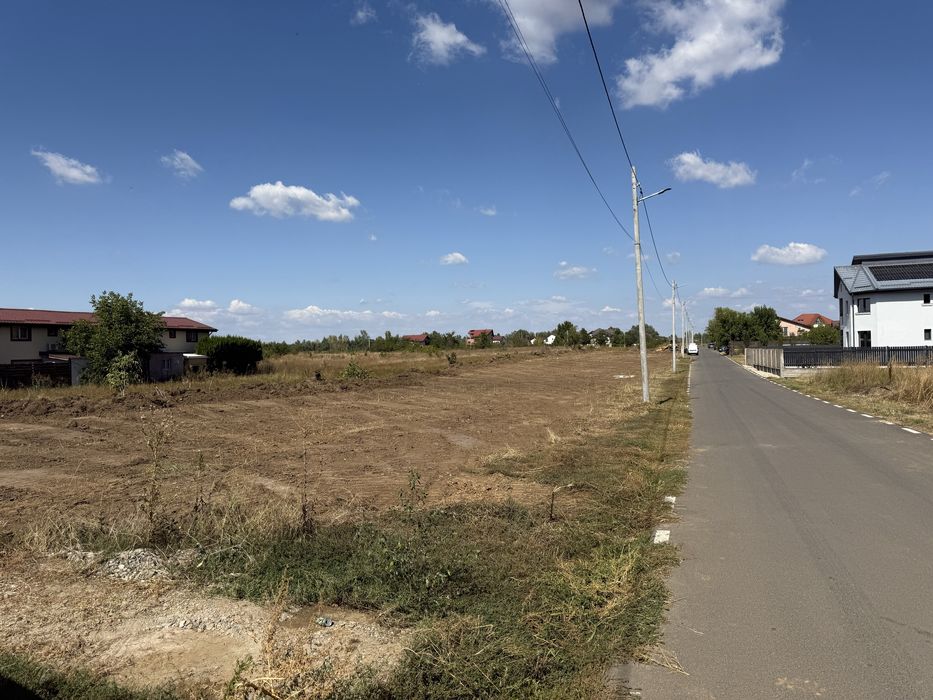 Vand teren parcelabil Domnesti, Drumul Targului, toate utilitatile