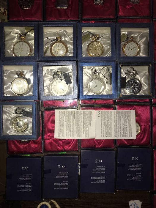 Colecție 60 ceasuri de epoca, din care placate cu aur 4, 5 cu argint