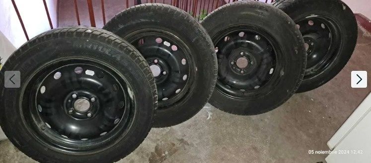 Set 4 roti complete vara Dacia Logan