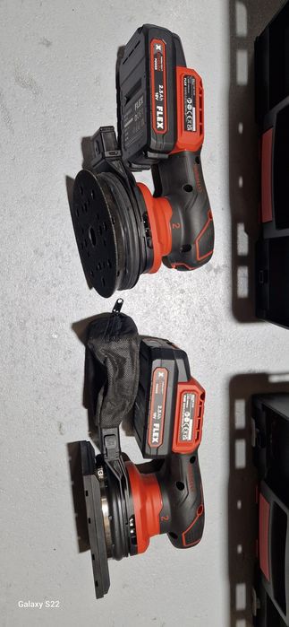 Flex masina de șlefuit pe acumulator