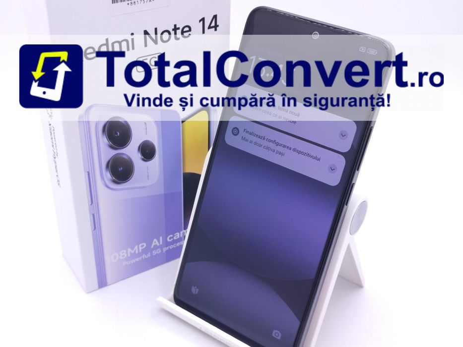 Xiaomi Redmi Note 14 5G 256GB Midnight, Garantie 24 luni | #D88175