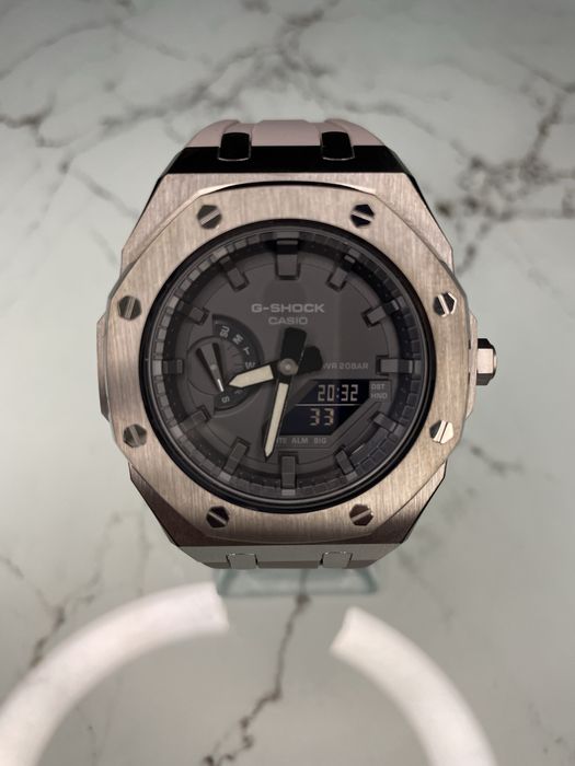 Ceas G-SHOCK ga-2100 mod Royal Casioak (Gun Metal)