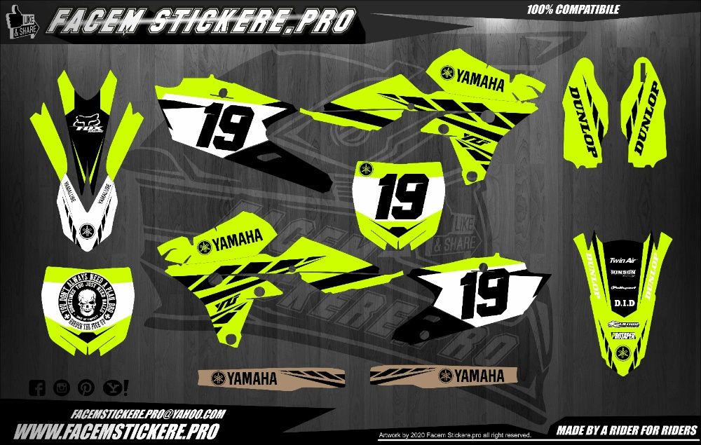 Stickere Grafice Enduro Cross atv ktm husqvarna honda yamaha