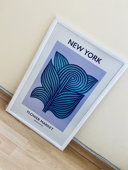New York Flower Market Poster 40x60