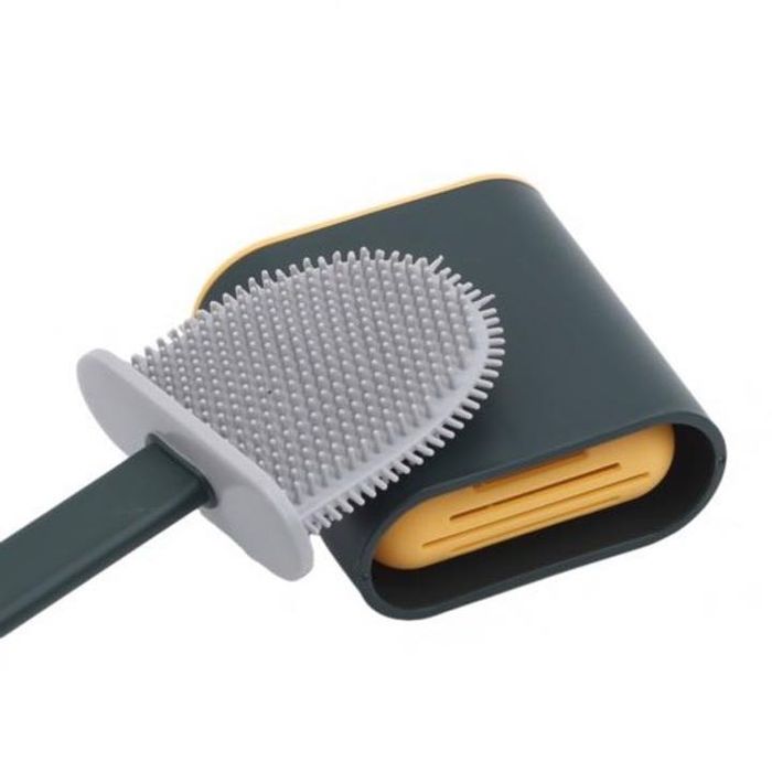 Силиконова четка за тоалетна почистваща най-трудно достъпните места