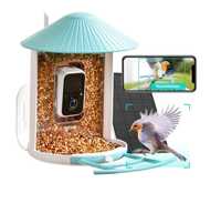Hrănitor pentru păsări NETVUE Birdfy cu cameră și detectare gratuită