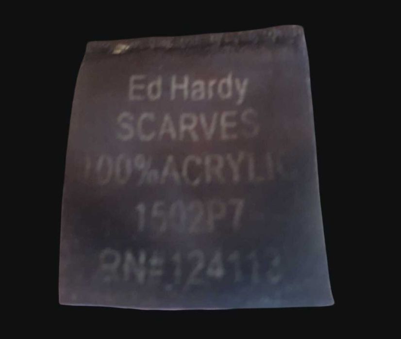 Оригинален Шал на Ed Hardy / Christian Audigier Голям