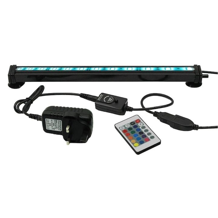 Осветление за аквариум, , LED, IP68, 23 см, черно
