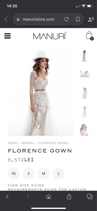 Rochie de mireasa MANURI FLORENCE