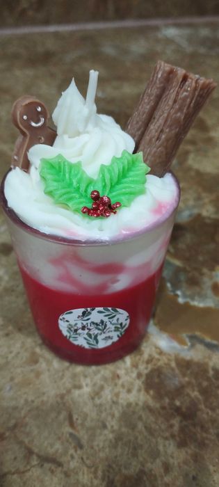 Коледни свещички от соев и палмов восък