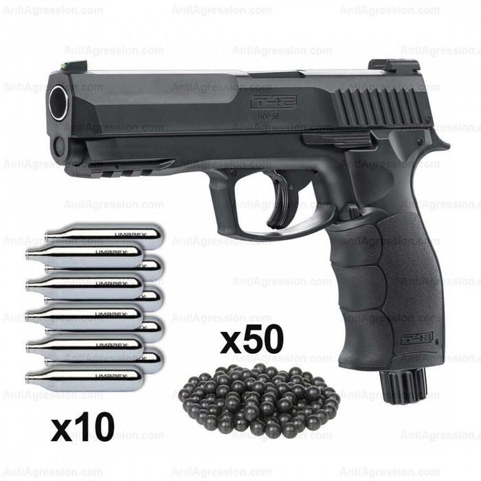 Pistol Airsoft/Bile de cauciuc/POWER PACK/20j/Co2+Bile FARA PERMIS