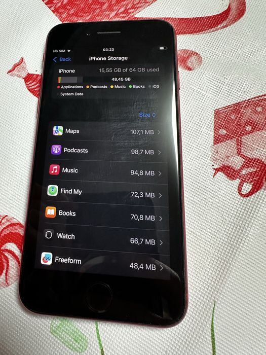 Iphone SE2 64 gb rosu