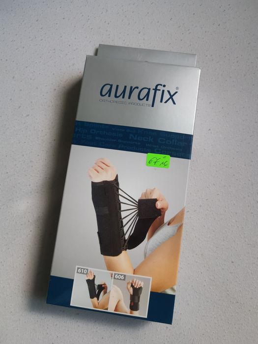 AURAFIX Ортеза (шина) за ръка и китка с пристягаща лента (с палец)