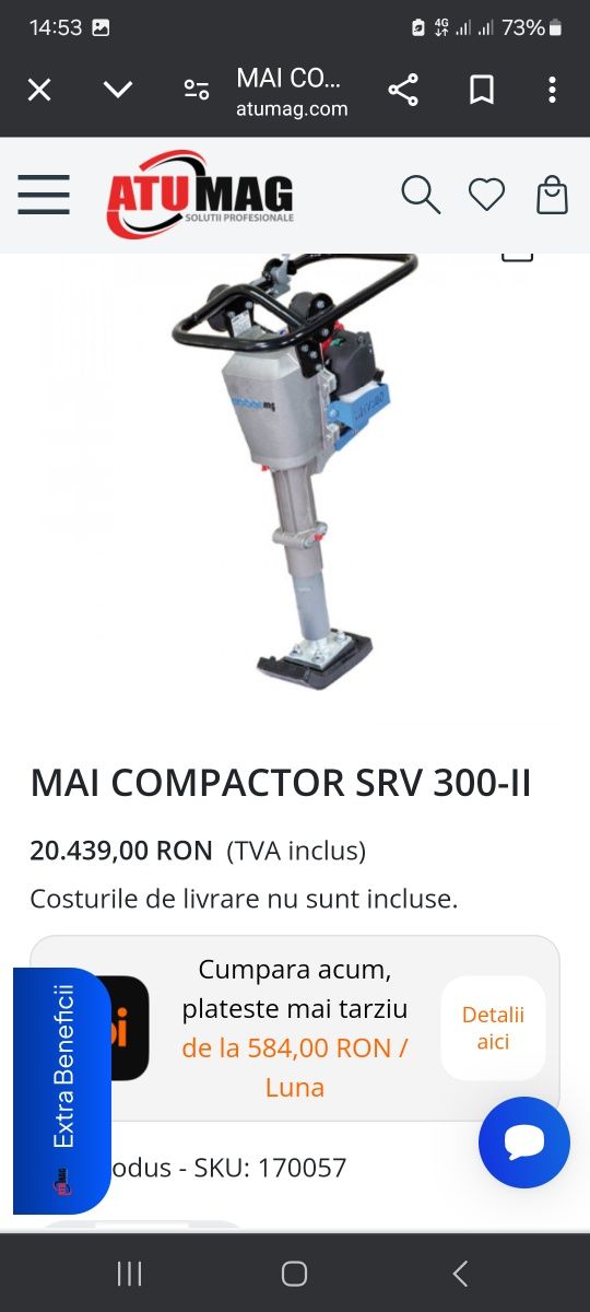 Mai compactor Weber Mt SRV300