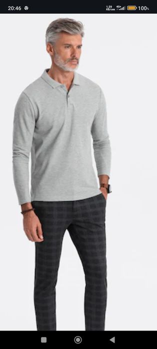 Блуза Ombre - сив и черен цвят (нови, с етикет)