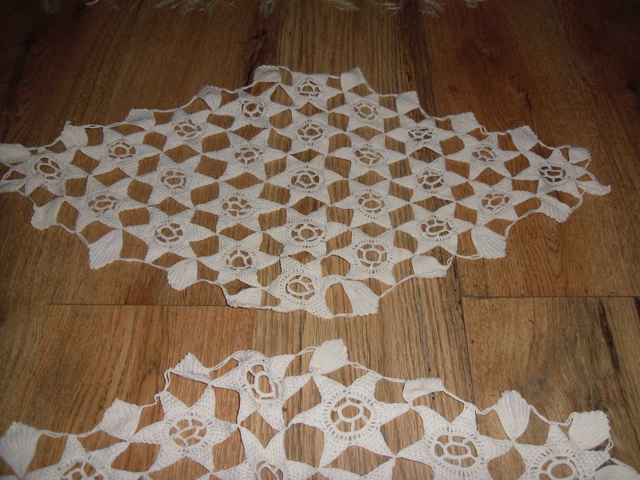 Set   dantele macrame ,lucrate manual