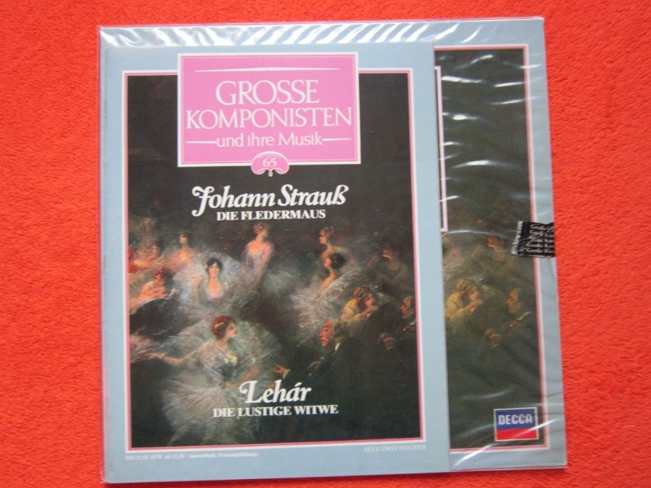 vinil Liliacul ,Văduva veselă Strauss,Lehar .Karl Böhm,R.Stolz
