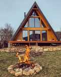 Cabane tip A frame