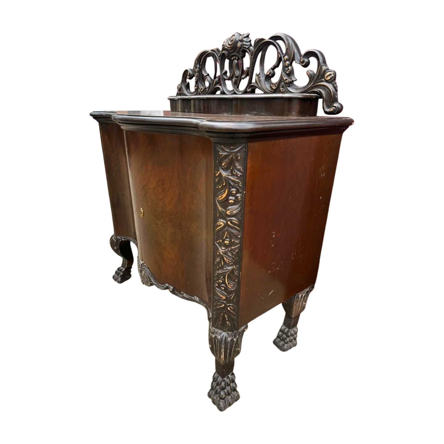 Comoda Vintage Stil Baroc; Bufet cu ornamente sculptate