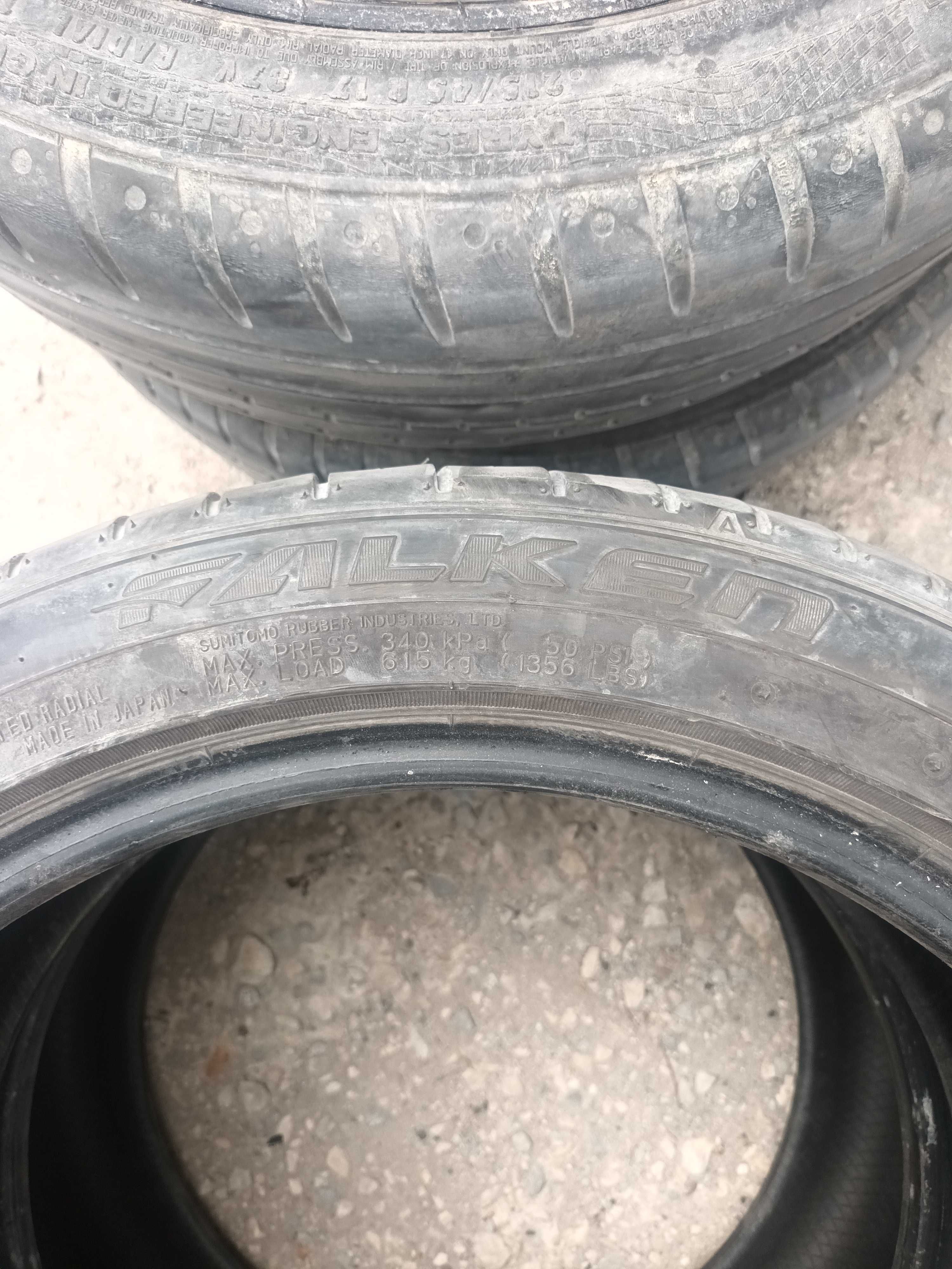 Продавам летни гуми 215/45/17