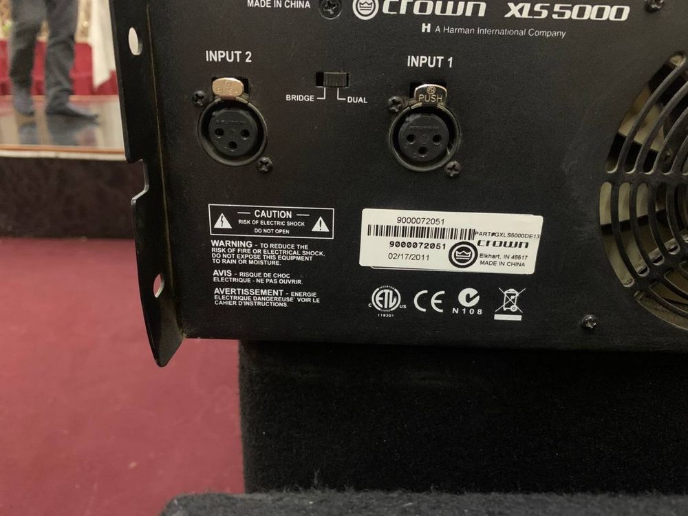 Усилитель Crown xls5000