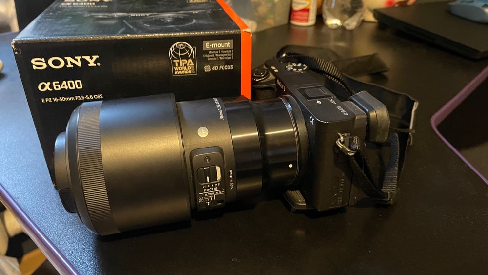 Фотоаппарат Sony α6400 с макро объективом