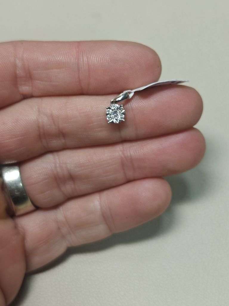 Pandantiv Teilor aur 18k 0.48gr cu diamante (r)