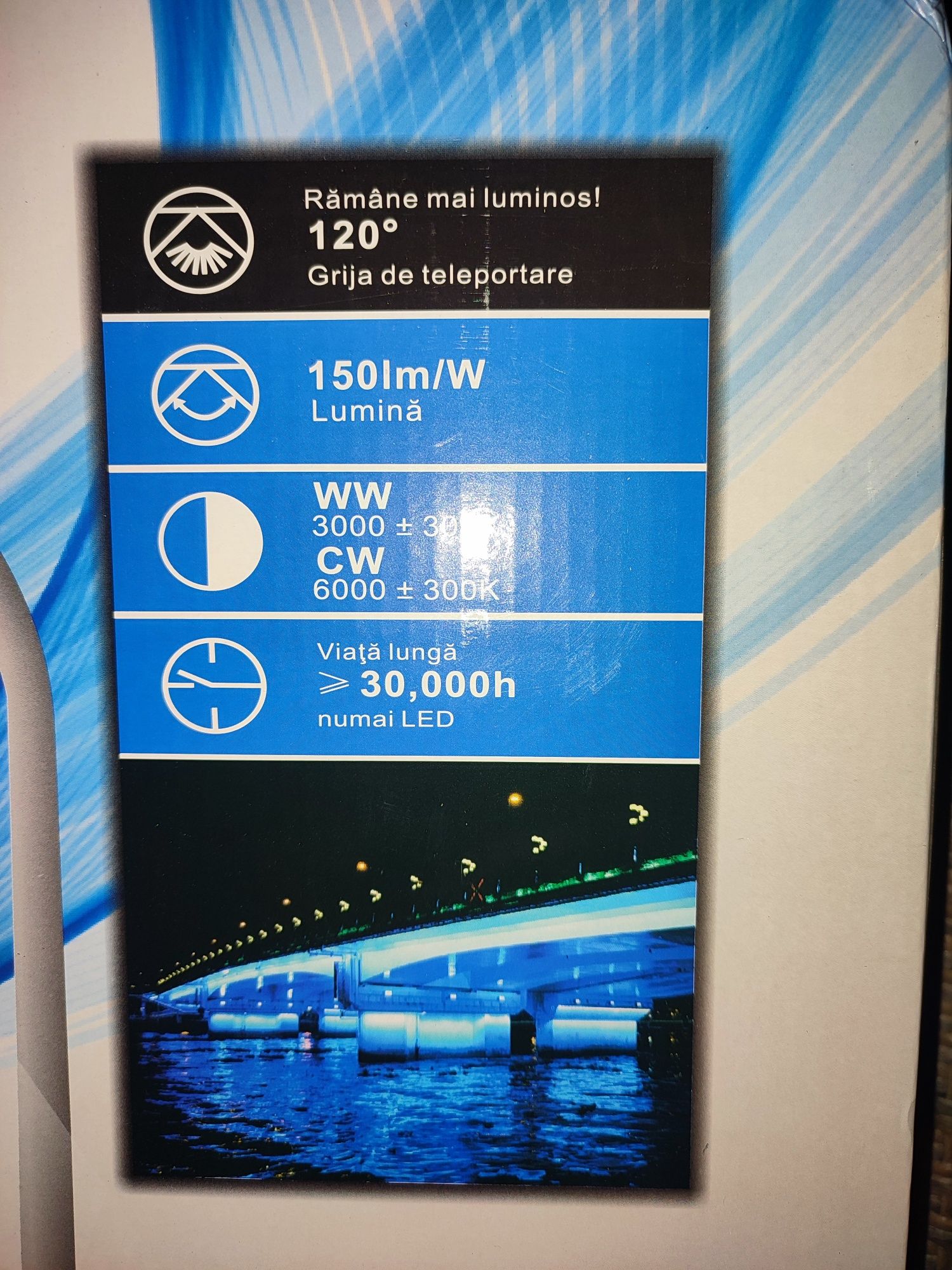 Lampa solară led 300 W stradală