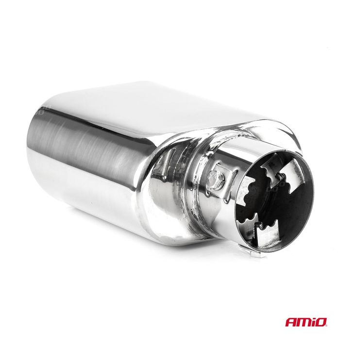 накрайник за ауспух amio mt 019 единичен хромникел 02190