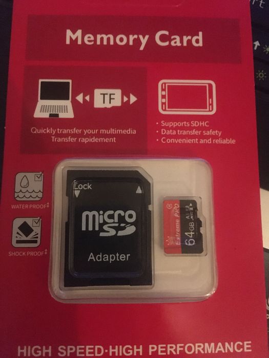 Карта памяти sd 64gb за 6000т 128гб за 8000т