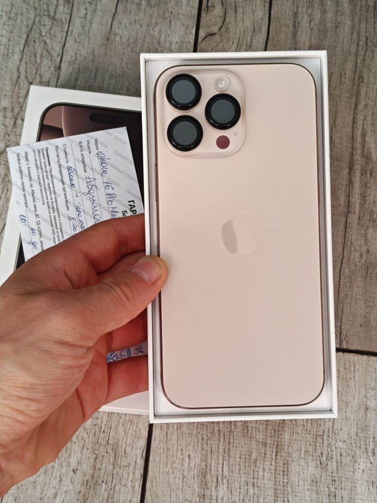 iPhone 16 Pro Max 256 gb akb 99